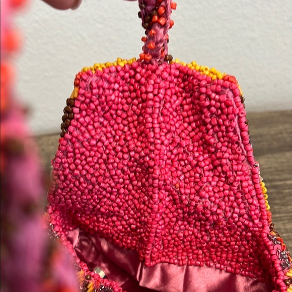 Boho Beaded Bag 🧡💛🤎 - Picture 5 of 11